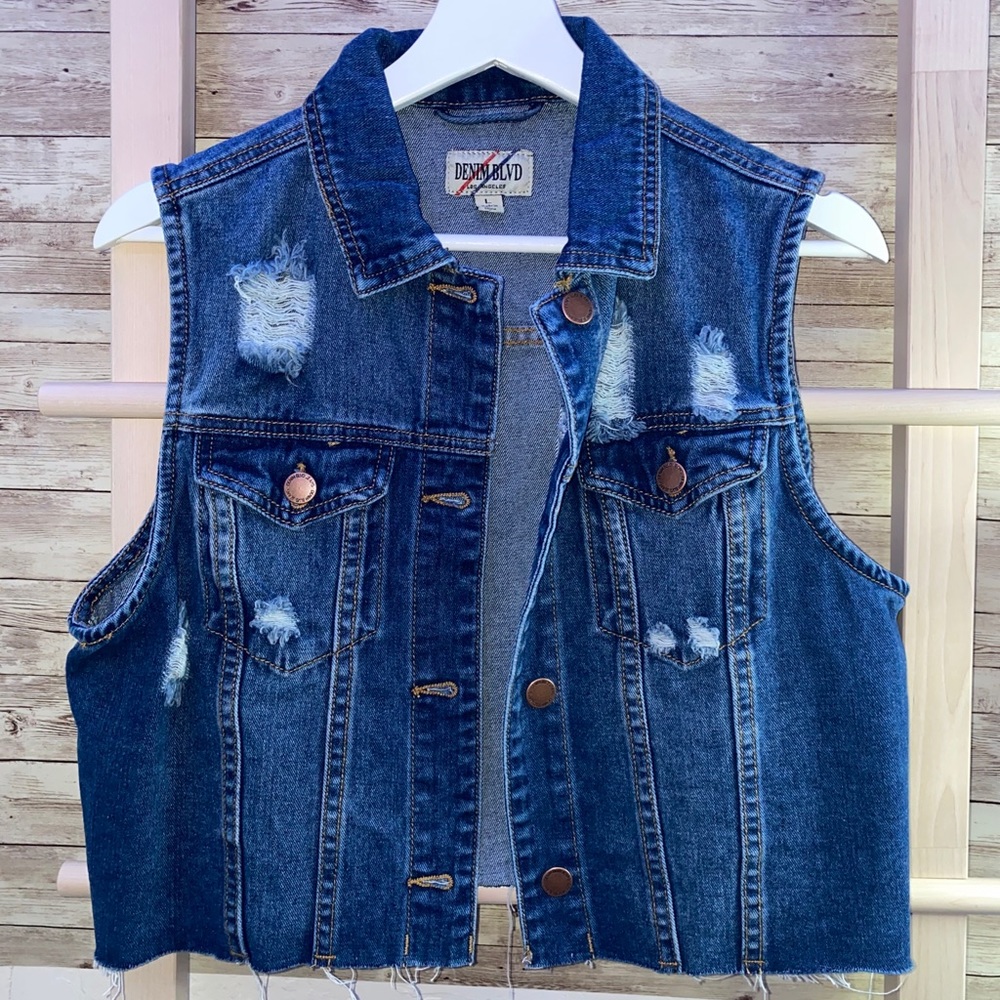 Denim vest
